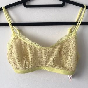 Victoria’s Secret Yellow Lace Bralet
